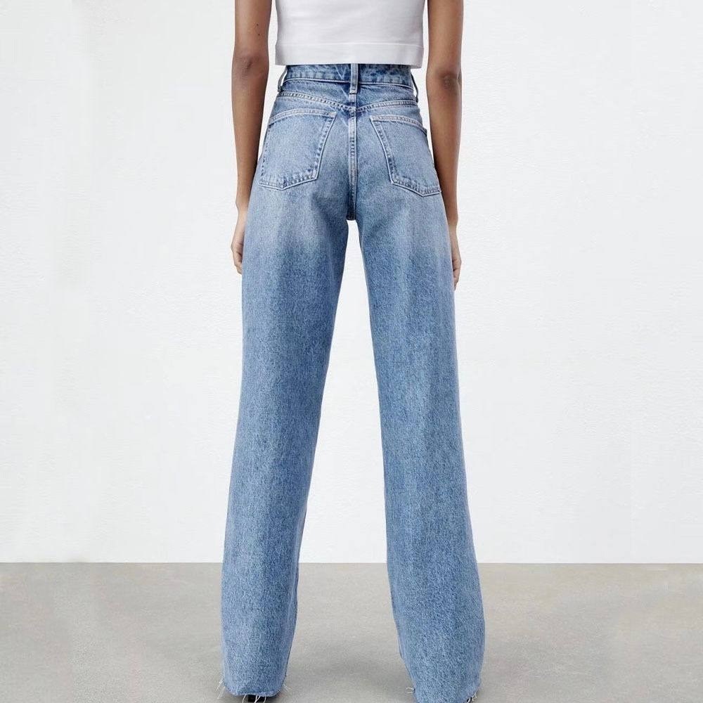 zara джинсы 6045/224,джинсы женские,джинсы с перфорацией,модные джинсы,длинные джинсы