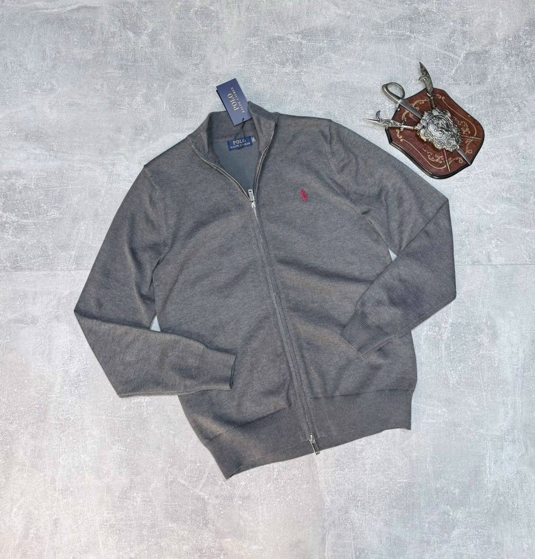 polo ralph lauren вязаный кардиган-свитер на молнии,кардиган polo ralph lauren,вязаный свитер на молнии polo ralph lauren,кардиган на молнии с вышитым логотипом polo ralph lauren синий,джемпер ralph l