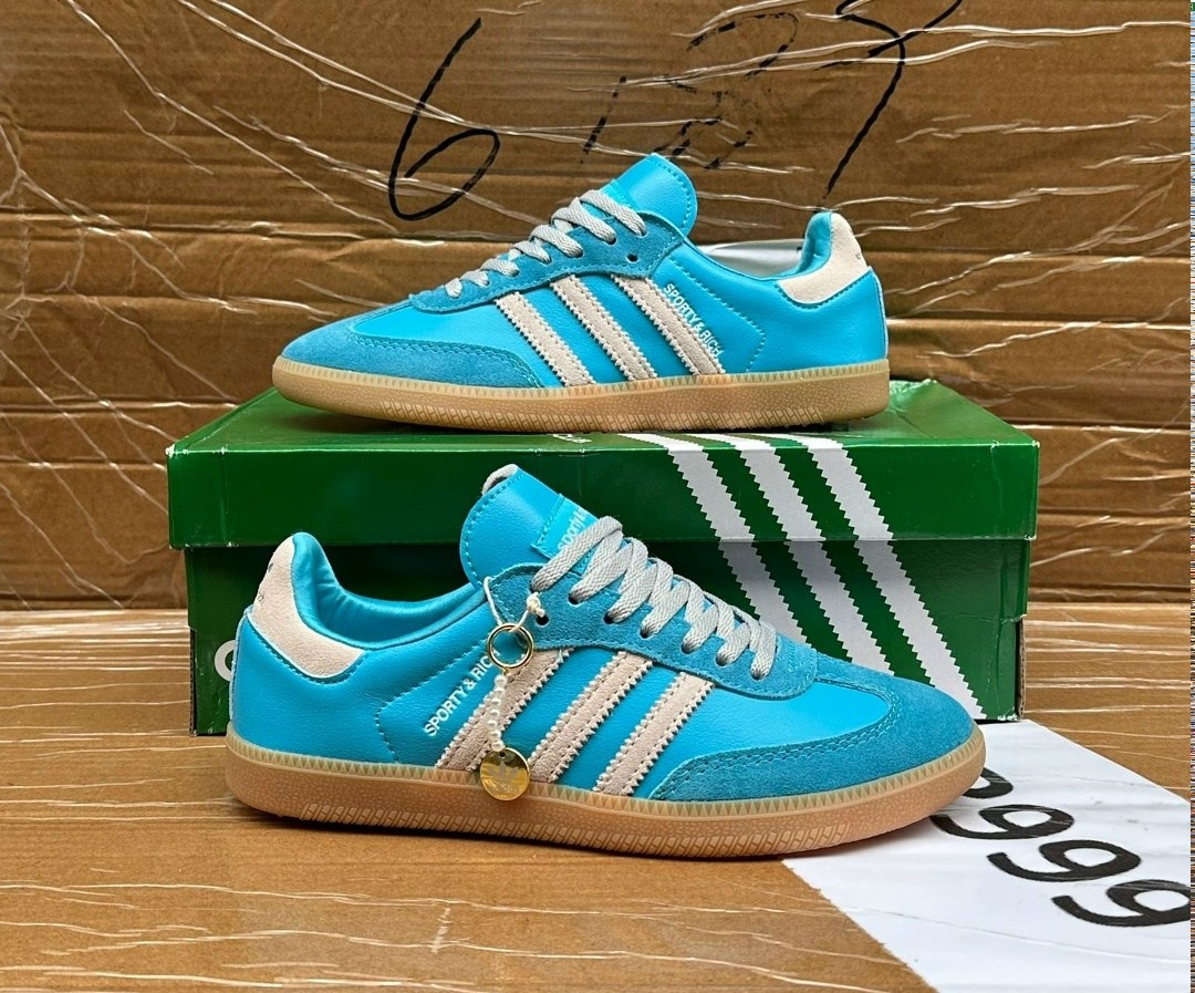 ,кроссовки adidas,кроссовки adidas samba argentina,samba sporty rich adidas голубые,кроссовки adidas samba
