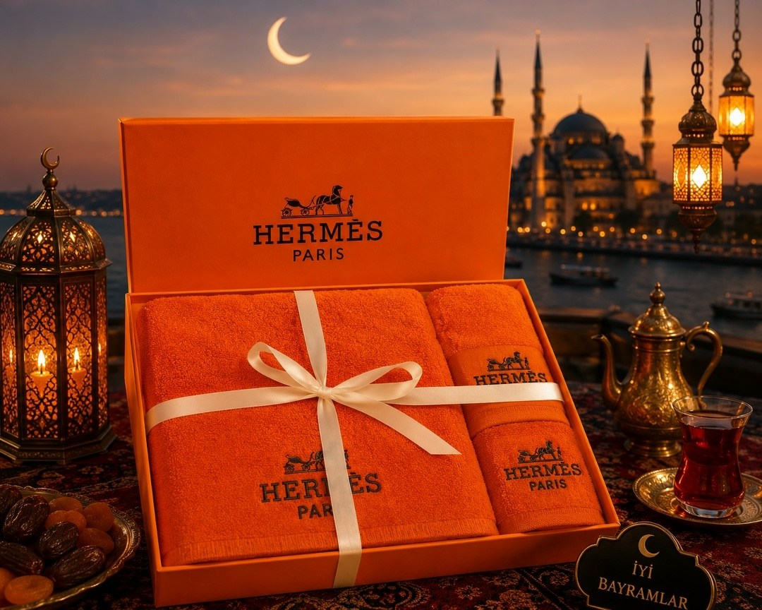 набор полотенец hermes,полотенце hermes,подарочный набор полотенец hermes из 3 штук,подарочный комплект полотенец hermes,махровые полотенца hermes
