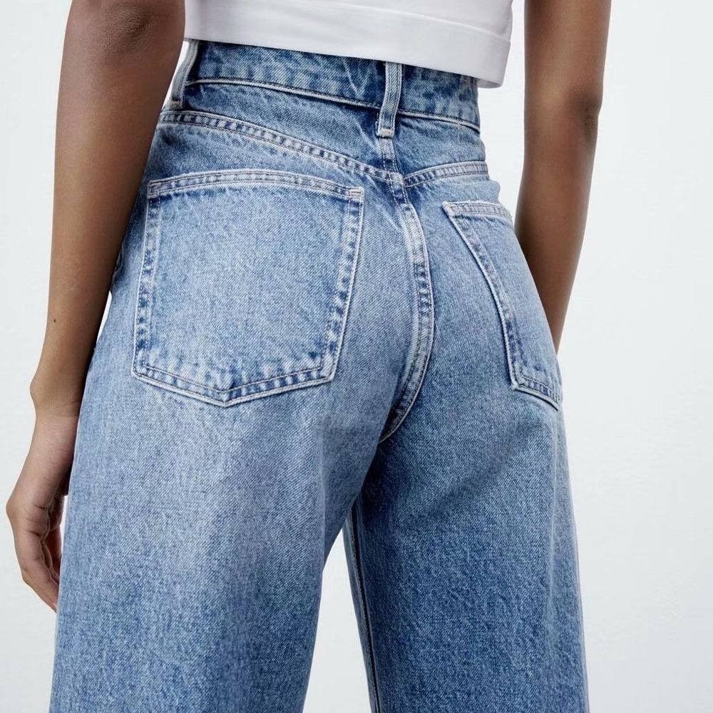 zara джинсы 6045/224,джинсы женские,джинсы с перфорацией,модные джинсы,длинные джинсы