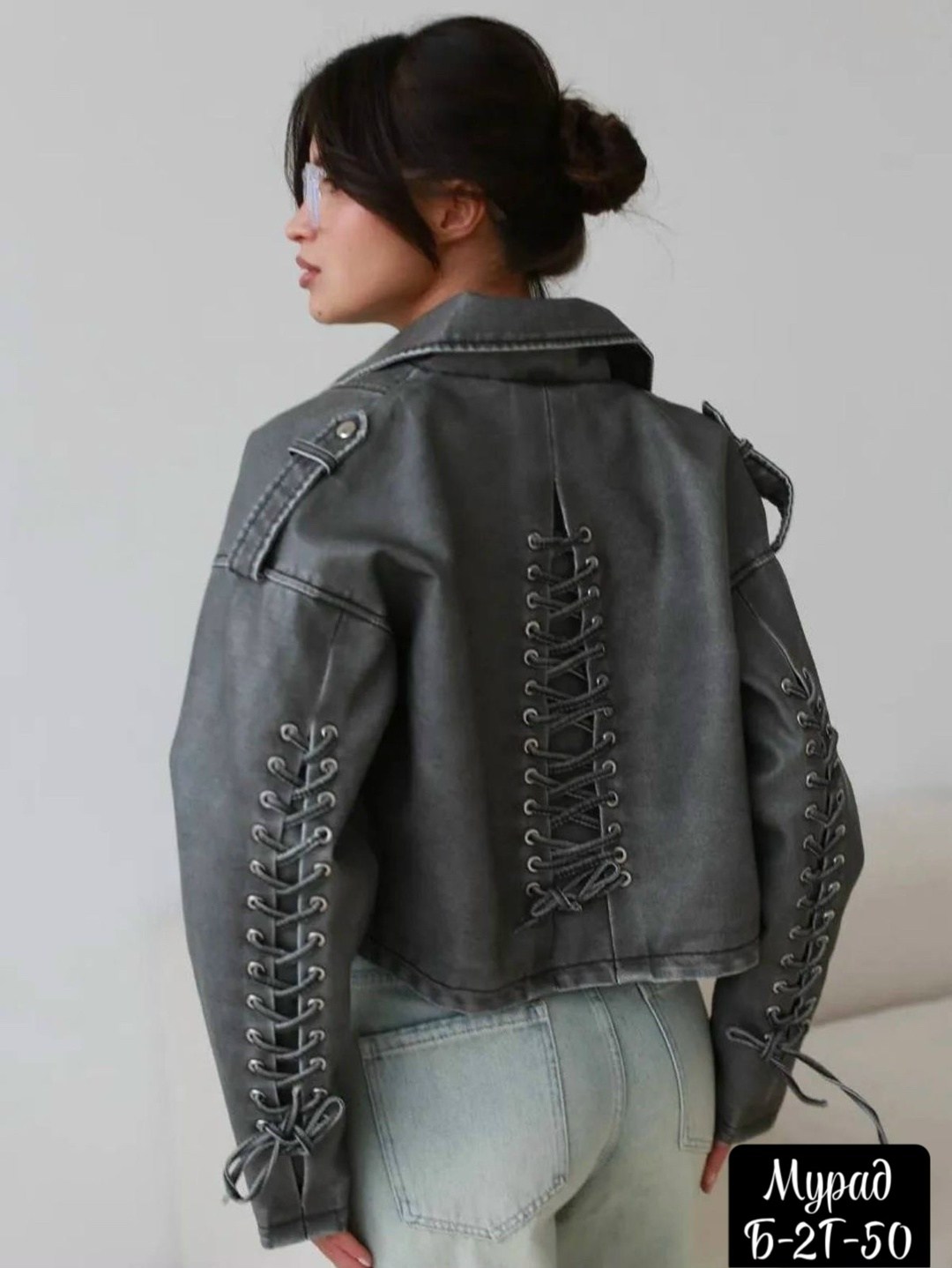 косуха винтажная куртка кожаная oversize серая monyken,косуха,куртка косуха,кожаная куртка косуха,кожаная куртка