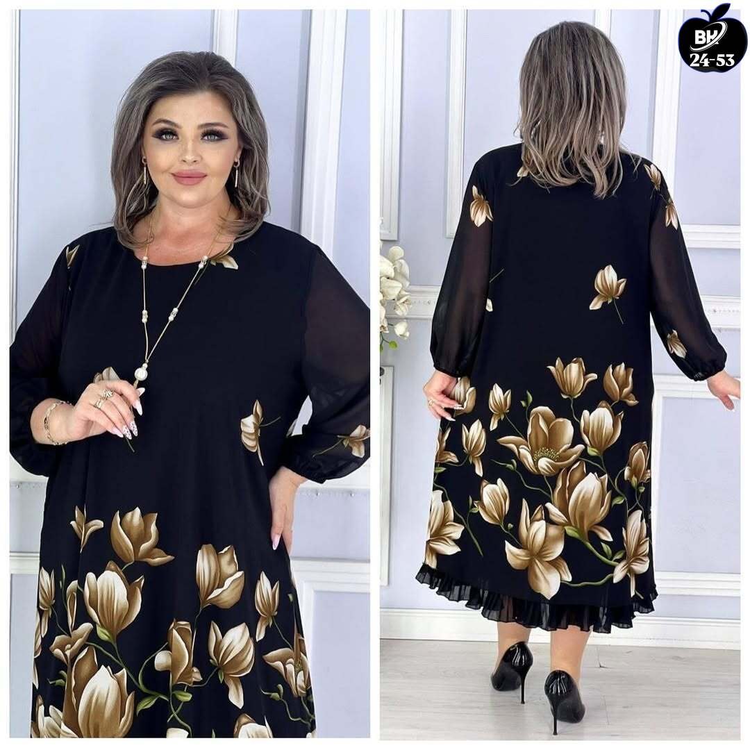 платье шифоновое,платье больших размеров,платье женское больших размеров нарядное вечернее elegant,шифоновое платье большие размеры,платье "марианна"