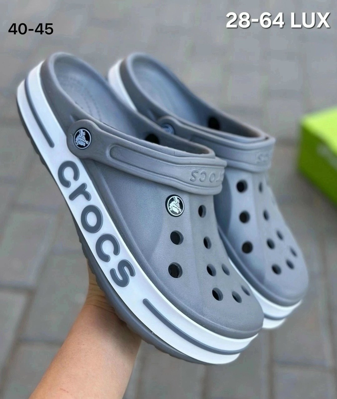 кроксы серые,сабо crocs,сланцы кроксы шлепки с джибитсами арт. 11216575,сабо crocs мужские серые летние,кроссовки - сабо crocs bayaband clog арт. 10620944
