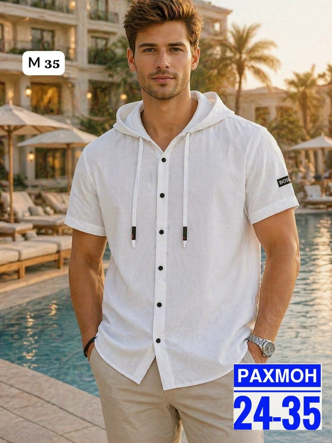 повседневная рубашка,рубашка мужская,льняная мужская рубашка,летние рубашки мужские,рубашка с капюшоном