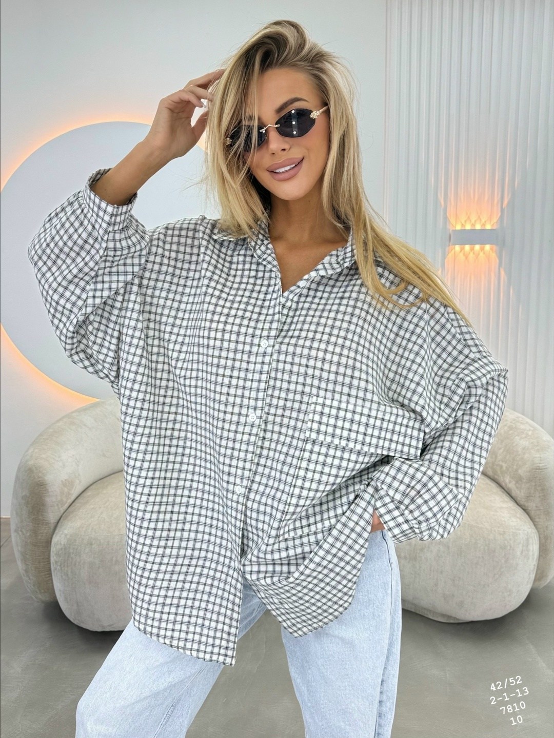 рубашка оверсайз в клетку теплая betrendy wear,рубашка оверсайз в клетку женская как носить,рубашка женская оверсайз в клетку,рубашка женская в клетку,рубашка в клетку оверсайз удлиненная zzar
