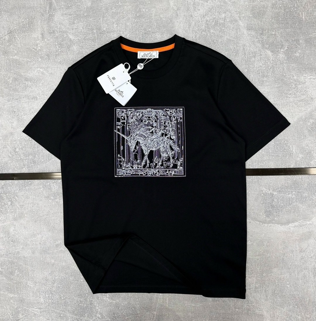мужская футболка,футболки брендовые,мужская футболка hermes,футболка hermes,брендовые вещи