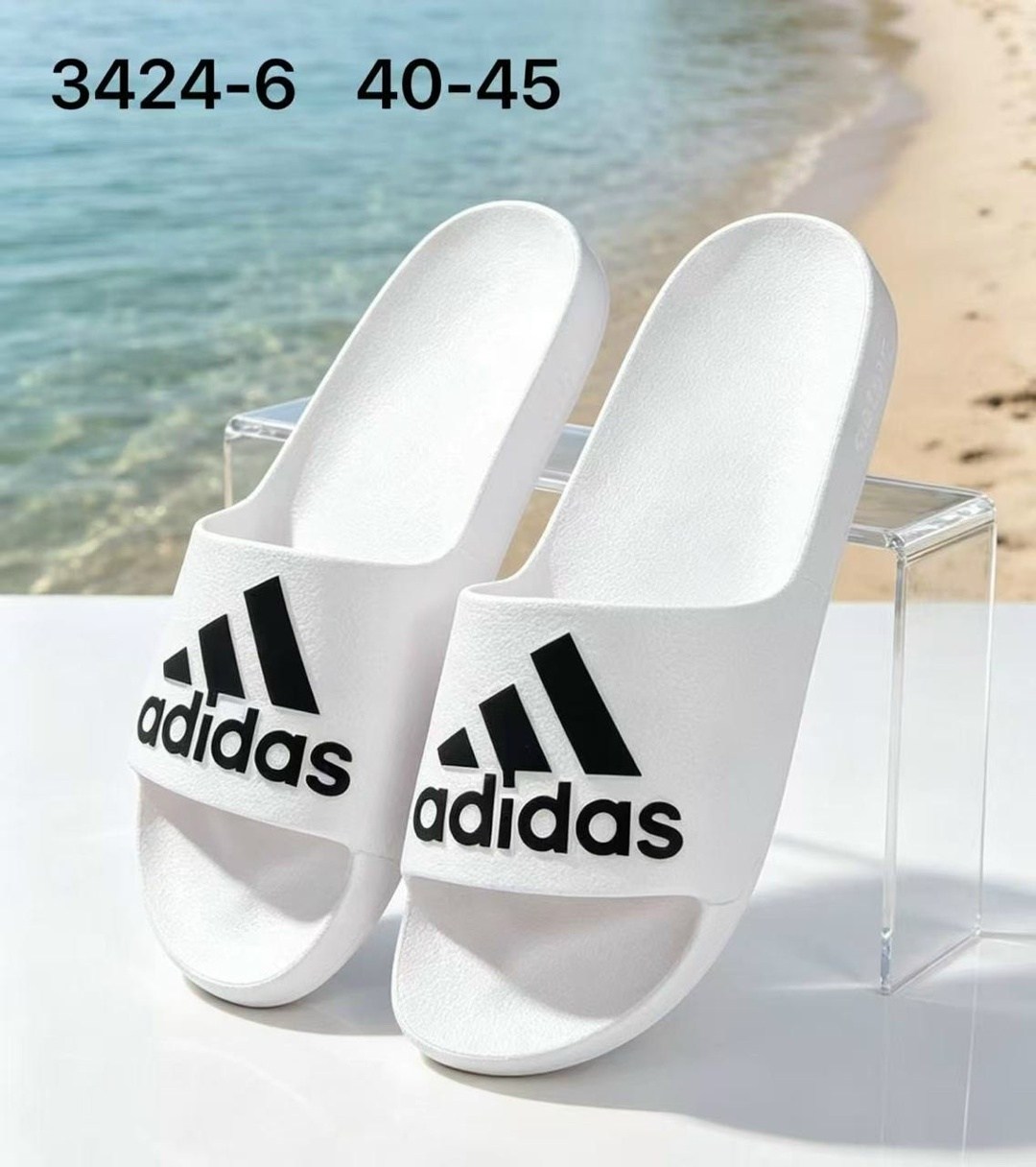 шлепанцы adidas,,мужские шлепанцы,летние тапочки адидас,adidas шлепки