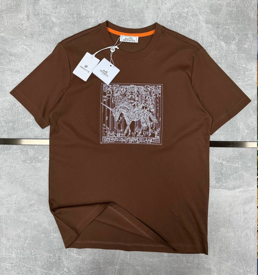 мужская футболка,футболки брендовые,футболка hermes,брендовые вещи