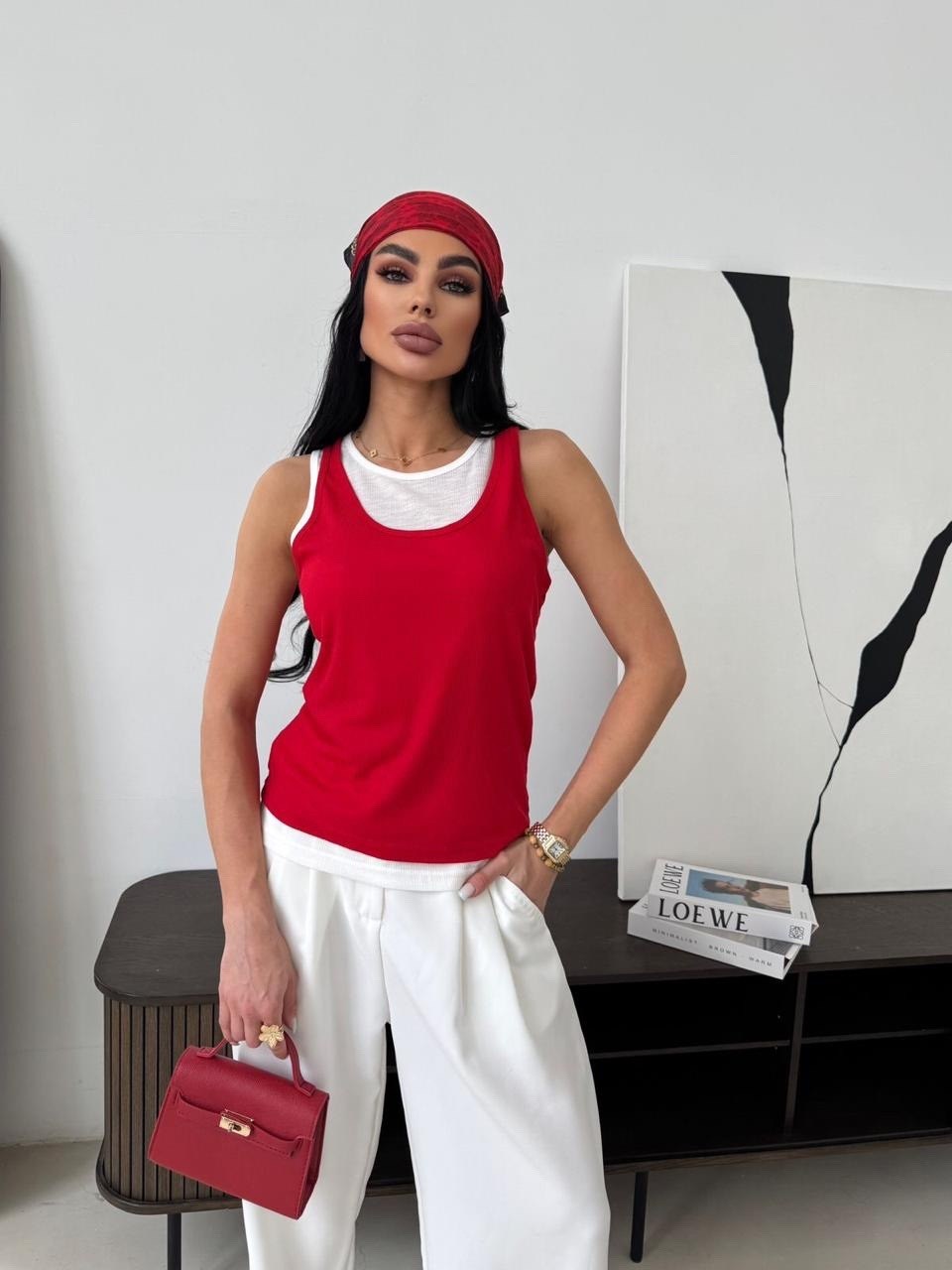 майка базовая,майка женская,майка топ женский,стильная майка,майка вязаная