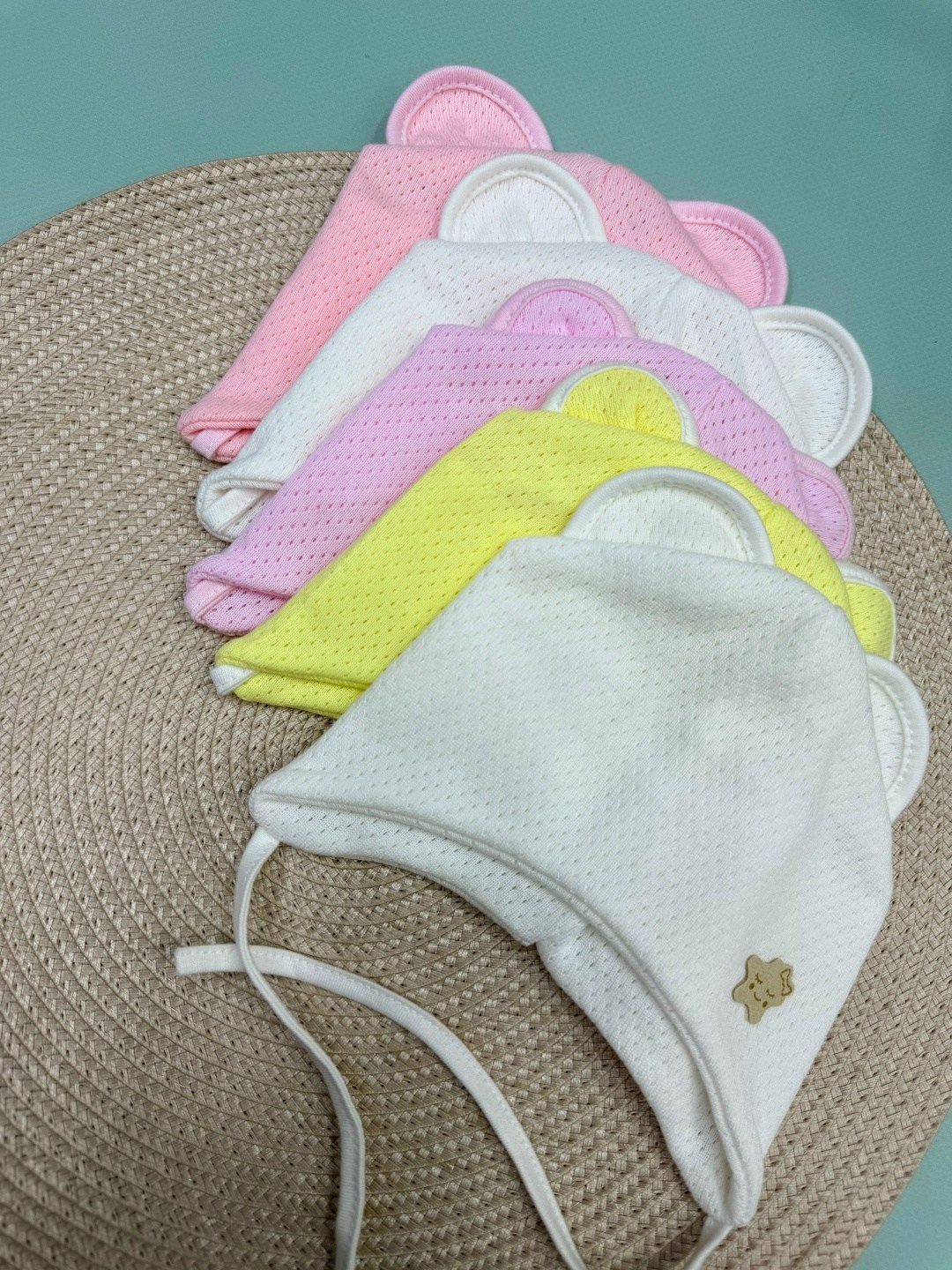 шапочка детская,комплект шапочек для новорожденных чепчики 2 шт,шапка для новорожденного,шапочка для малыша,чепчик шапка