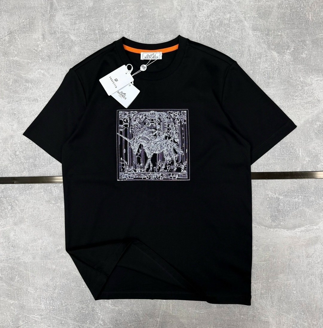 мужская футболка,футболки брендовые,футболка hermes,брендовые вещи