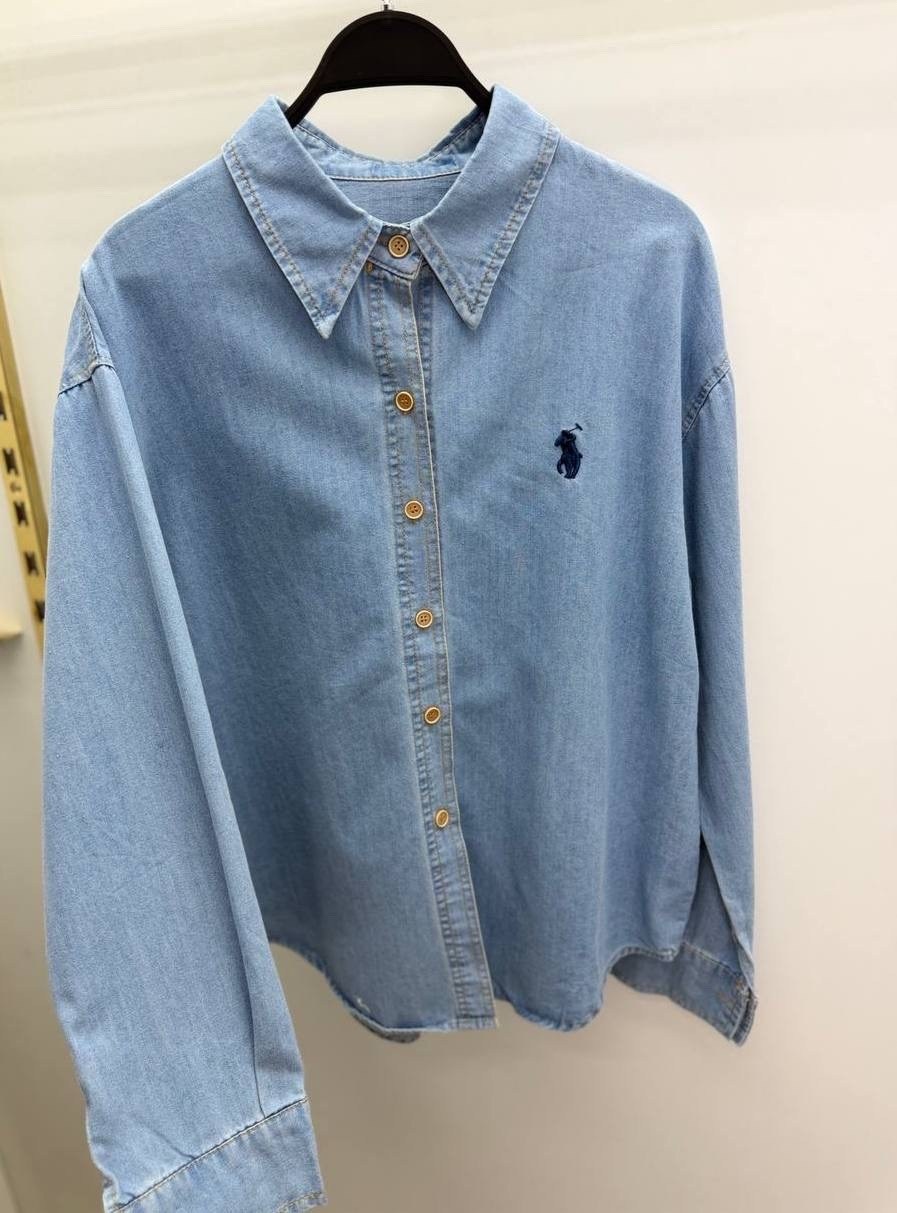 джинсовая рубашка polo ralph lauren,рубашка polo ralph lauren,джинсовая рубашка,рубашка ralph lauren,рубашка женская джинсовая