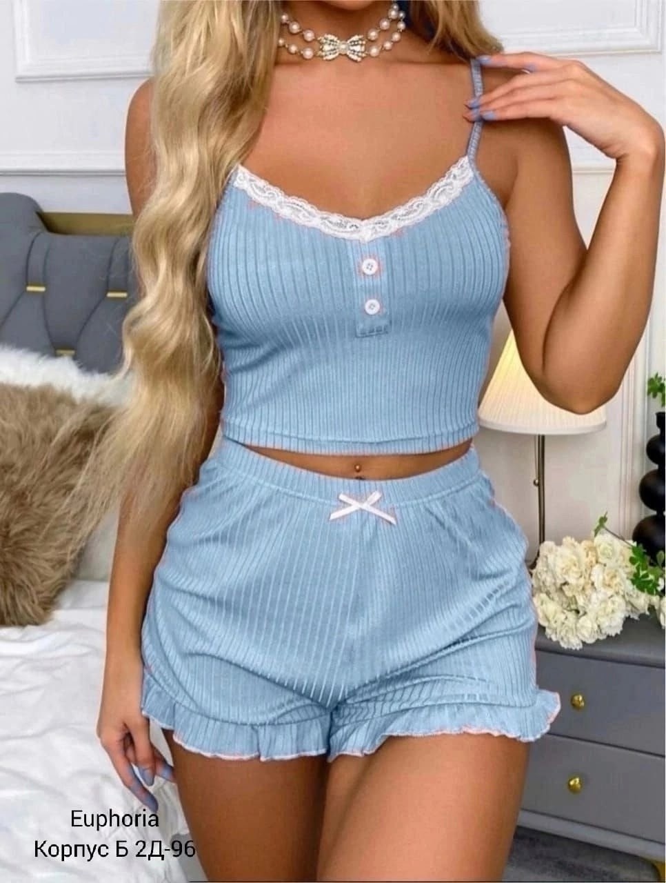 женская пижама с шортами 83502 (фиолетовый),пижама из лапши,пижама женские,пижама с шортами,женская пижама с шортами розовый
