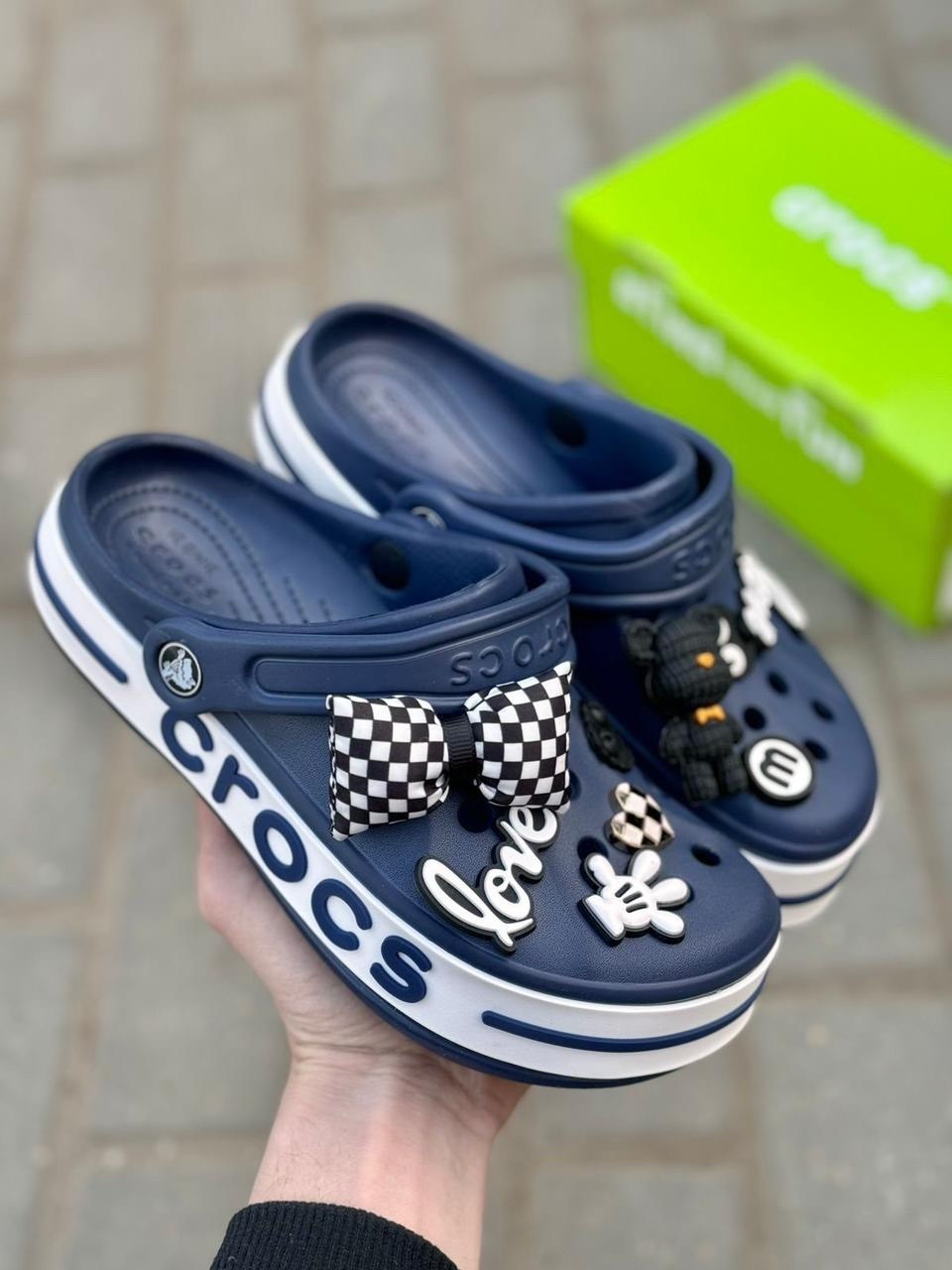 ,женские кроксы,сабо резиновые eva с джибитсами,сабо crocs,летняя женская