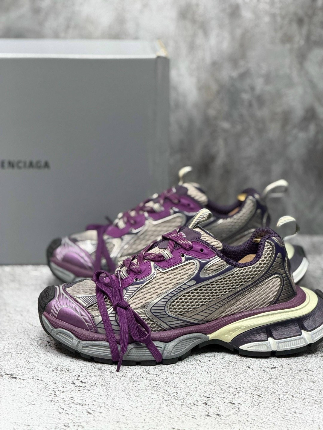 женские кроссовки balenciaga,кроссовки balenciaga,кроссовки баленсиага 3хл фиолетовые,кроссовки balenciaga 3 xl,кроссовки balenciaga 3xl chunky фиолетовый