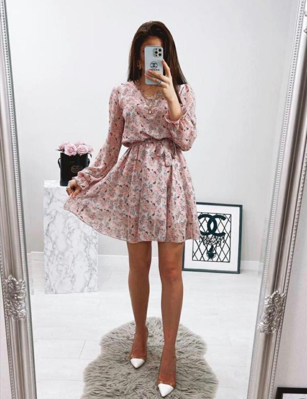 женское шифоновое платье с цветочным принтом,платье женской,женское шифоновое платье,весенняя шифоновая платья,летнее женское платье