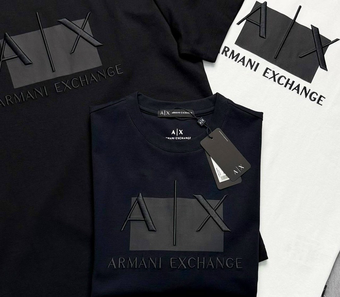 футболка armani exchange,мужские футболки armani,armani exchange мужская футболка,мужские футболки emporio armani,футболка мужской armani exchange черный размер 50 хлопок повседневный