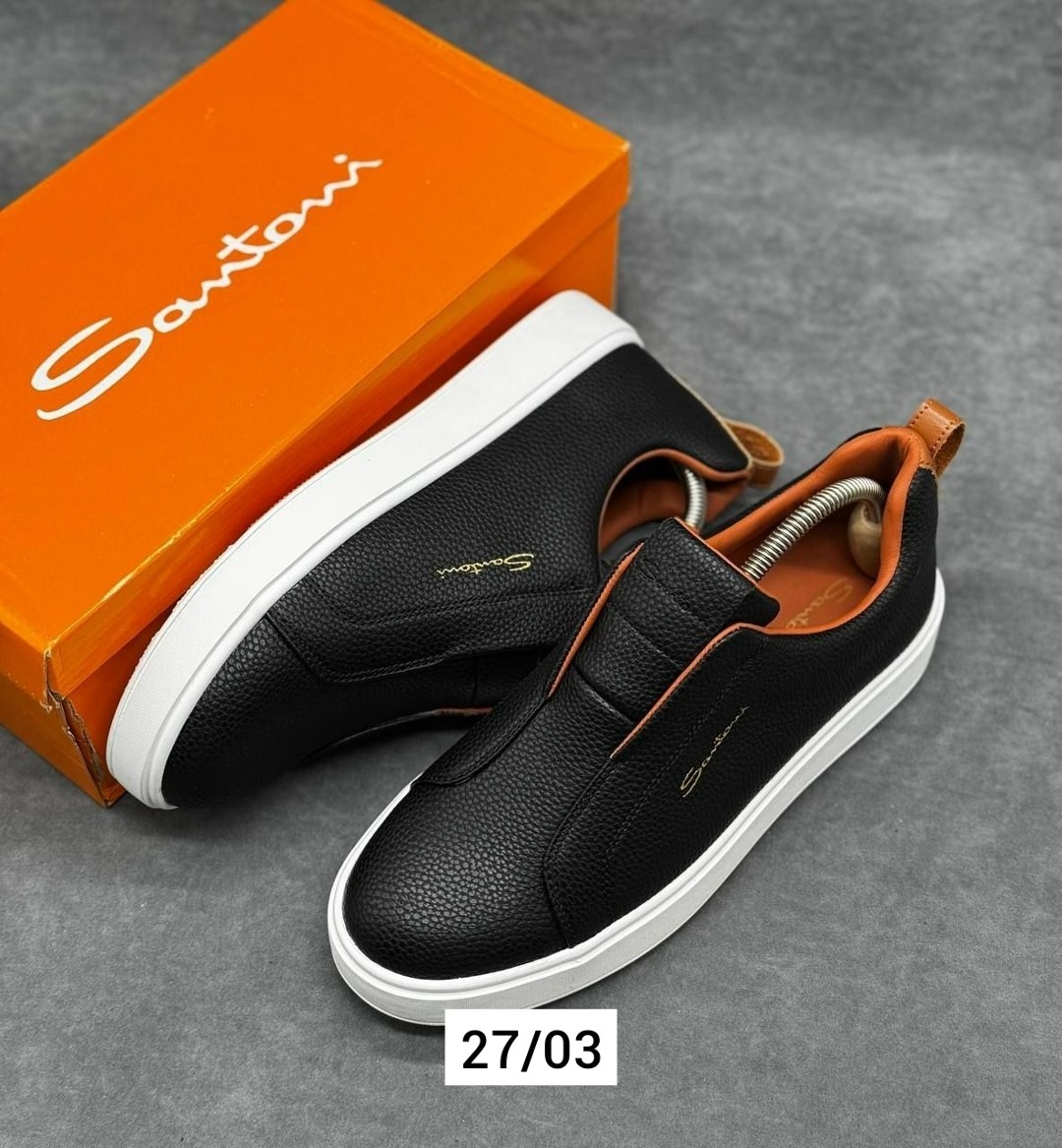 слипоны мужские кожаные,,слипоны мужские,слипоны santoni,кеды мужские кожаные
