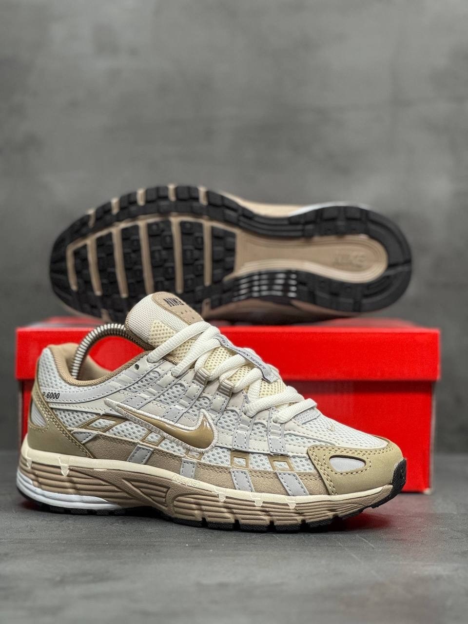 кроссовки nike,кроссовки nike p-6000,кроссовки,бежевые кроссовки,женские кроссовки