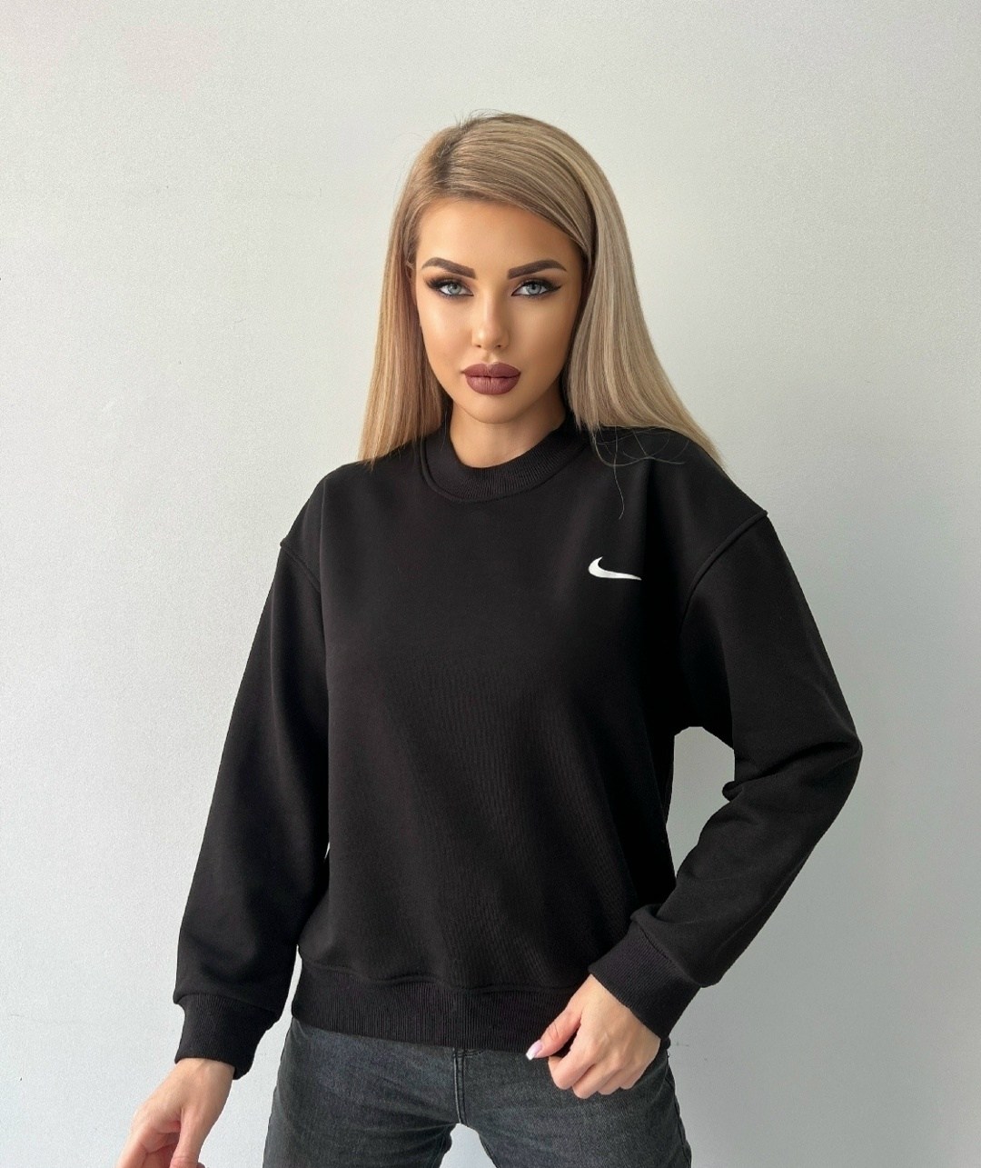 свитшот женский nike оверсайз кофта черная без начеса,свитшот женский nike,свитшот женская,свитшот женский nike оверсайз,свитшот оверсайз nike