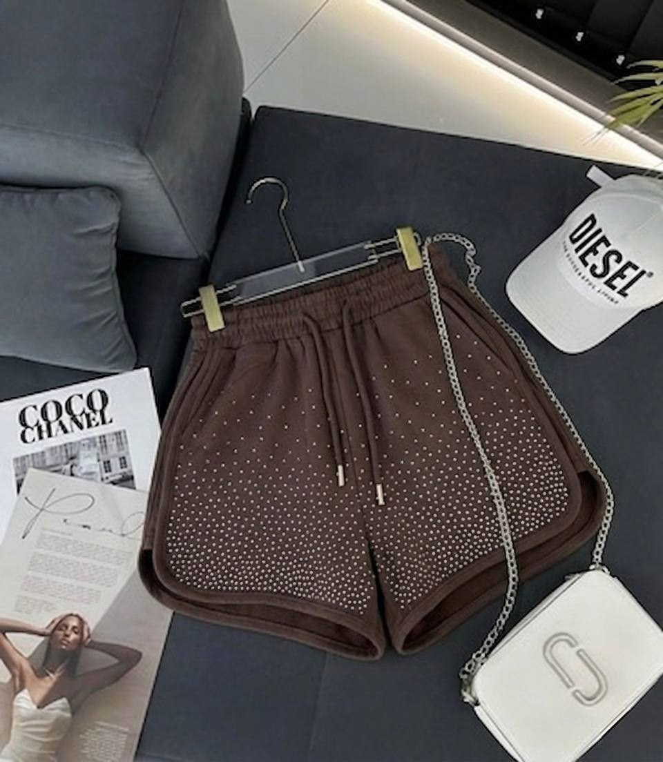 шорты женские,шорты стразами,шорты blingbling женские с заклепками,повседневные шорты,женские блестящие широкие шорты стразы