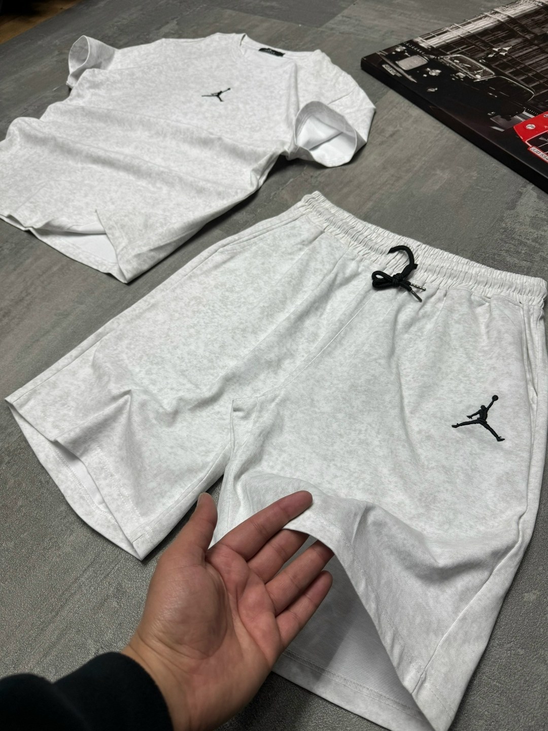 костюм спортивный jordan,комплект футболки,летние костюмы,костюм с шортам,костюм спортивный мужской