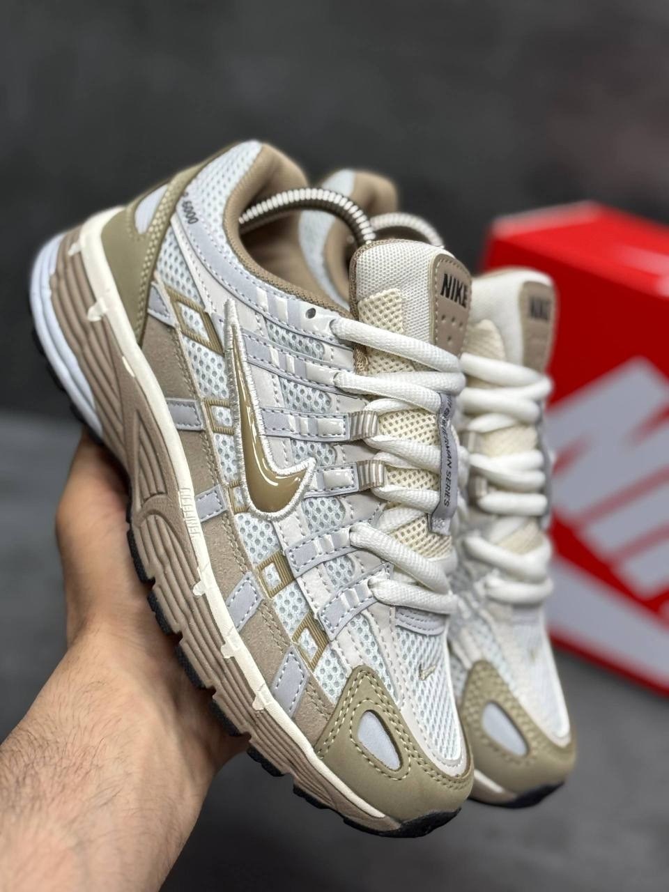 кроссовки nike,кроссовки nike p-6000,кроссовки,бежевые кроссовки,женские кроссовки