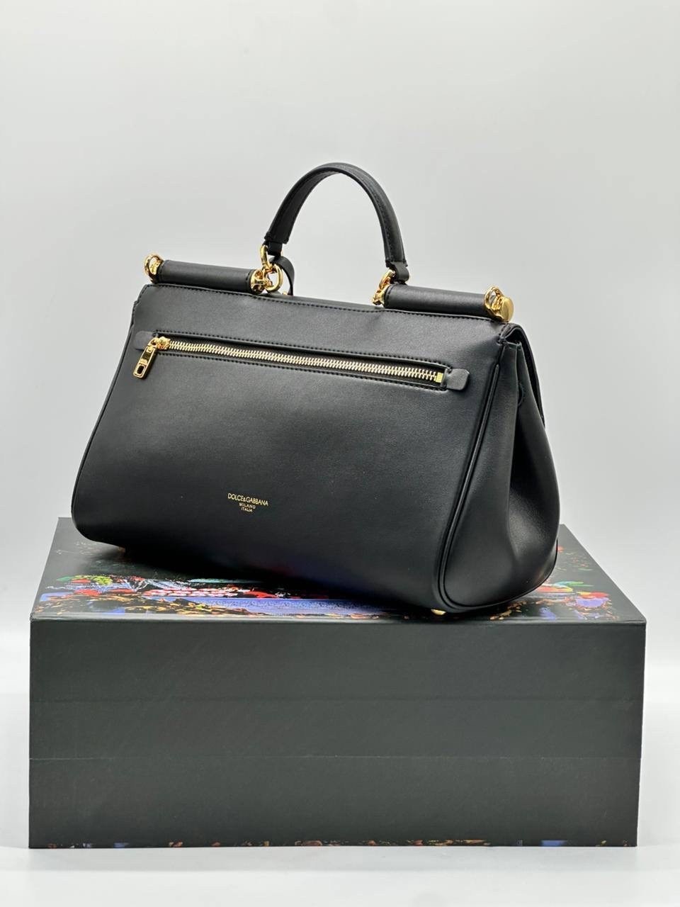 сумка dolce&gabbana,сумки дольче габбана,чёрная женская сумка my sicily dolce & gabbana,сумка,женская черная сумка