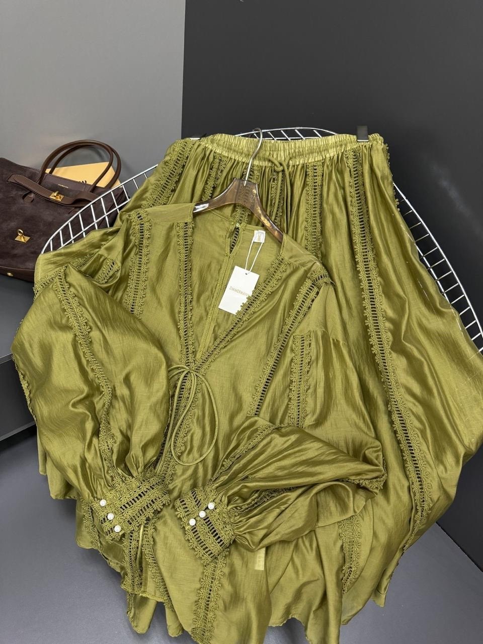 кружевной костюм из батиста,zimmermann костюм,платье стиль,мода платья,шифоновое платье