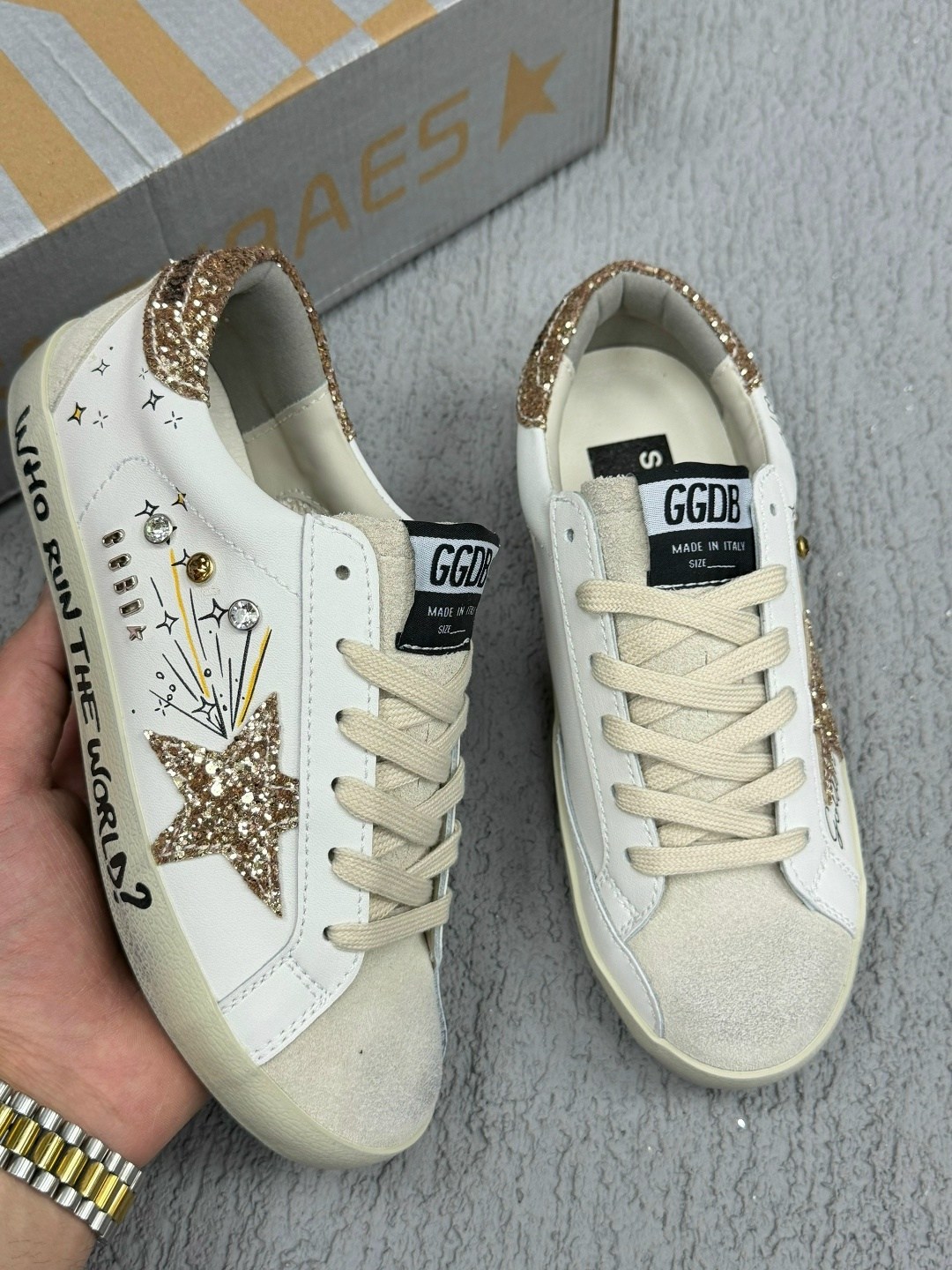 ,кроссовки golden goose,super star leather sneakers in white golden goose,кеды golden goose,повседневная