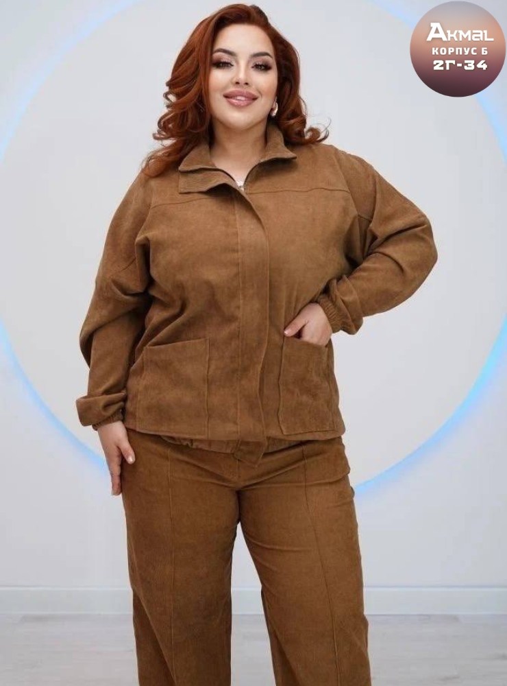 костюм велюровый больших размеров granat fashion,женский костюм,костюм двойка,женские костюмы брючные,ltmoda велюровый костюм больших размеров