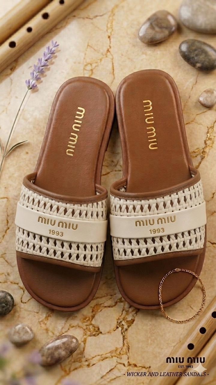 шлепанцы miu miu,шлепанцы женские,,шлепки кожаные,шлепки модные