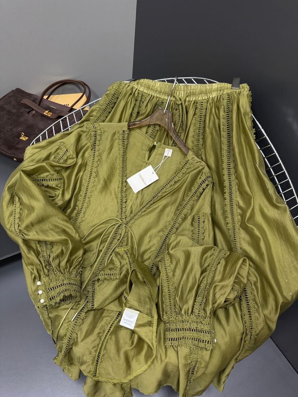 кружевной костюм из батиста,zimmermann костюм,платье стиль,мода платья,шифоновое платье