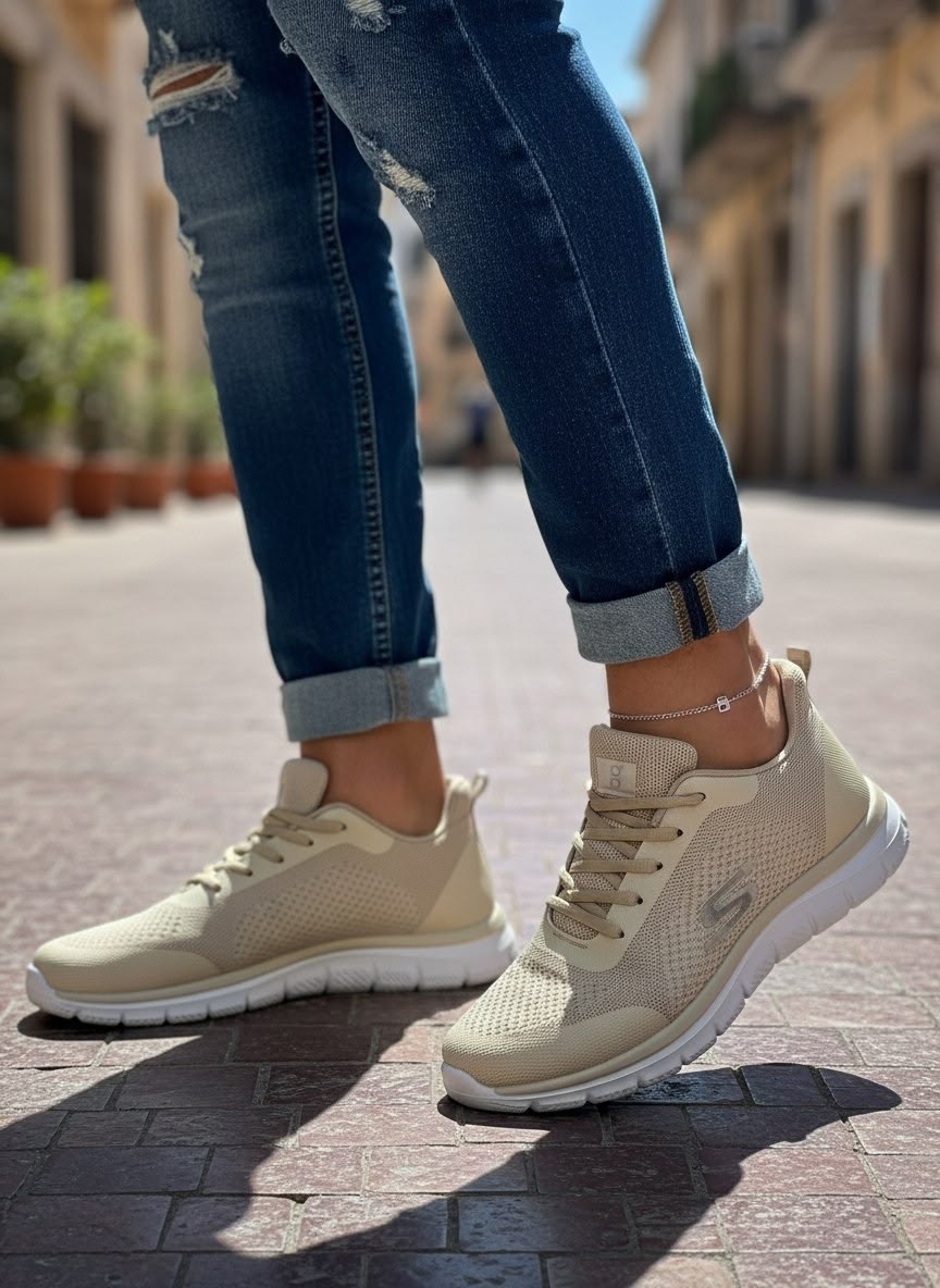 ,кроссовки женскиe,кроссовки женские skechers,повседневные кроссовки,кроссовки скетчерс бежевые