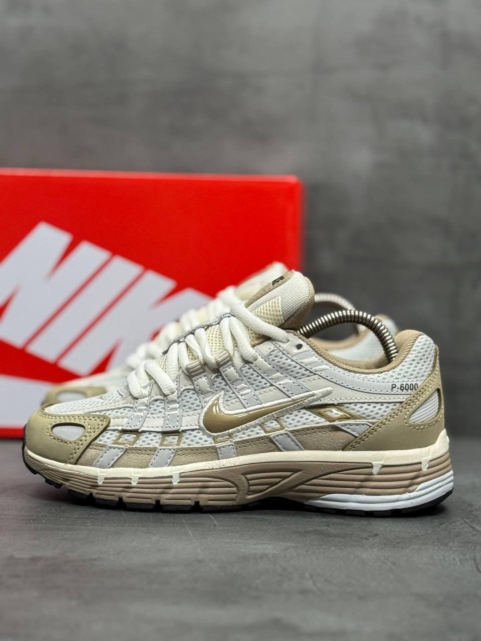 кроссовки nike,кроссовки nike p-6000,кроссовки,бежевые кроссовки,женские кроссовки