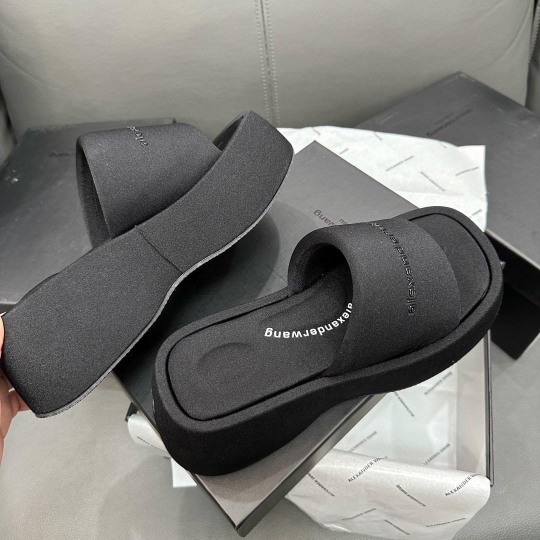 ,шлепанцы женские,сабо alexander wang,шлепки на платформе,шлепанцы на платформе