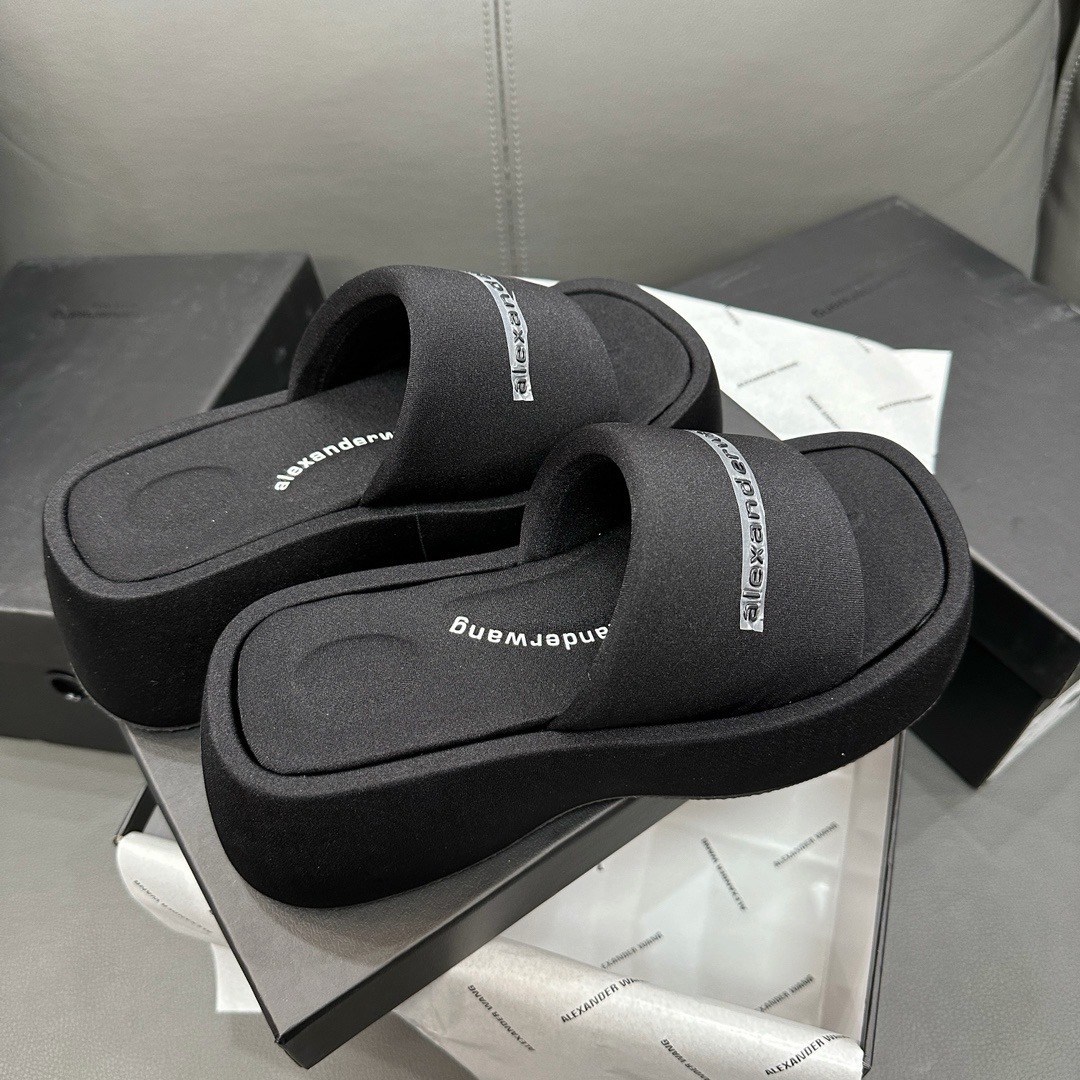 ,шлепанцы женские,сабо alexander wang,шлепки на платформе,шлепанцы на платформе