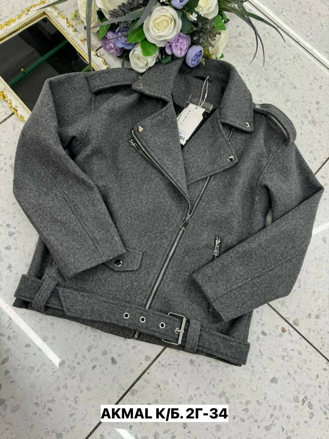 куртка женская серая,куртка женская,куртка из пальтовой ткани,куртка косуха из пальтовой ткани,куртка