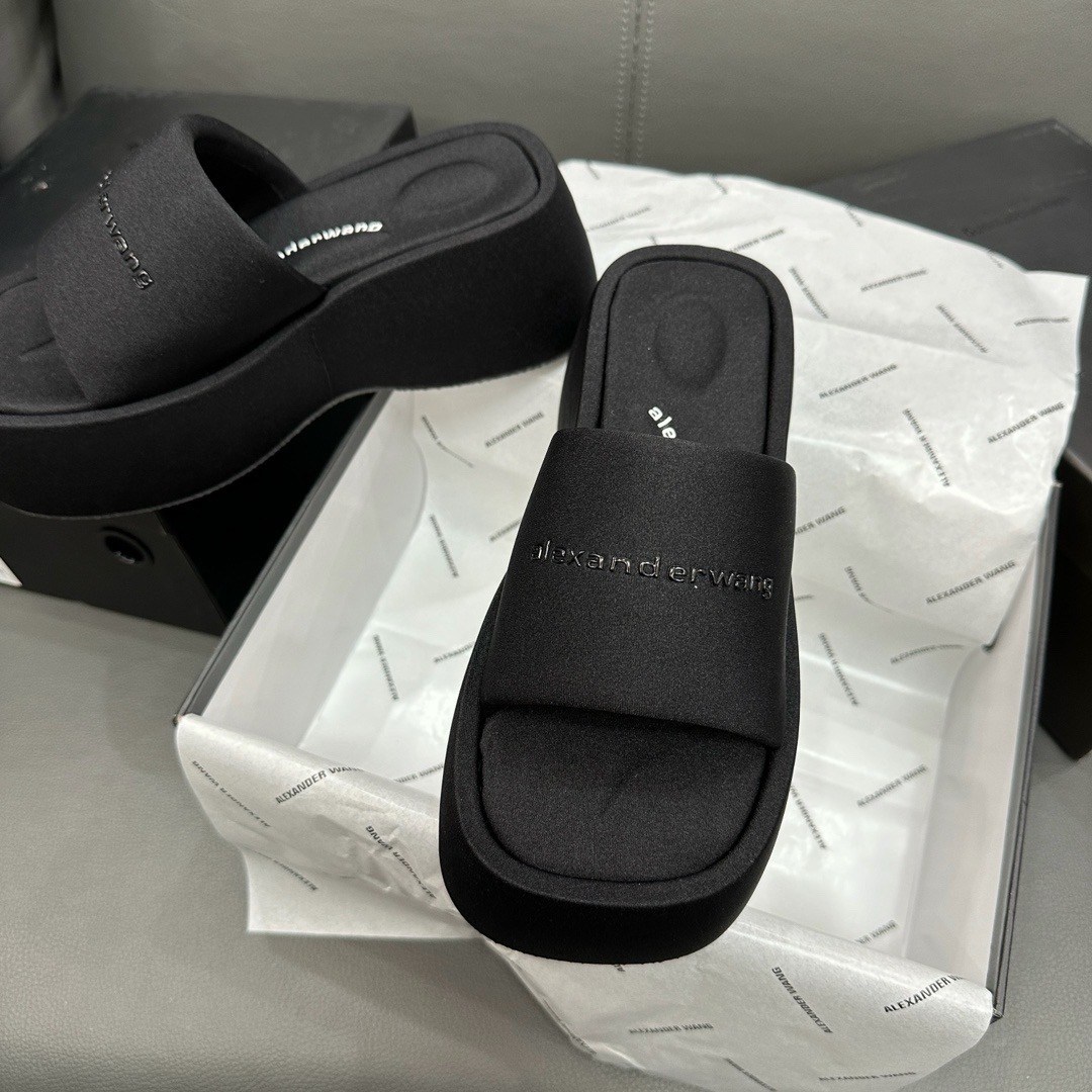 ,шлепанцы женские,сабо alexander wang,шлепки на платформе,шлепанцы на платформе