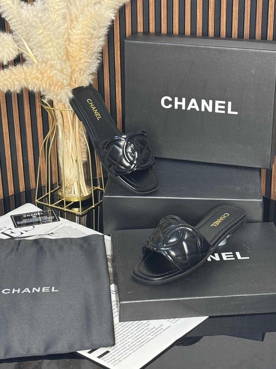 шлепанцы chanel,женские шлепанцы chanel,шлепанцы шанель черные,шлепанцы шанель,шлепки шанель