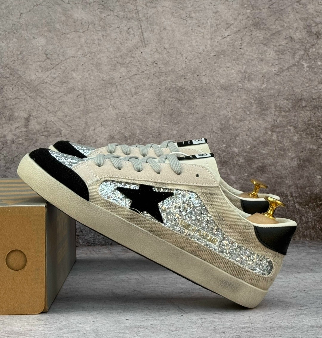кеды golden goose,,golden goose кроссовки,кеды golden goose женские,кеды super-star с блестками golden goose черный