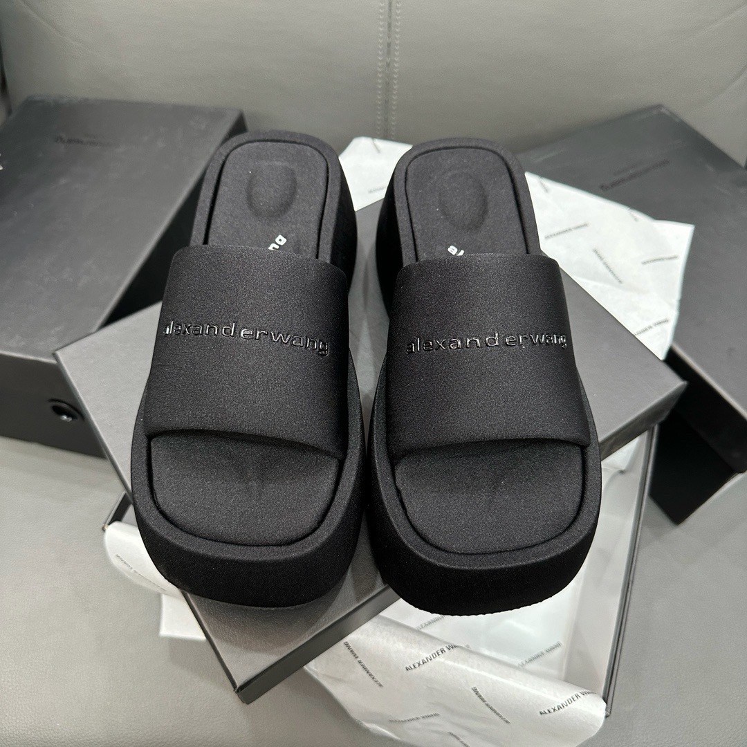 ,шлепанцы женские,сабо alexander wang,шлепки на платформе,шлепанцы на платформе