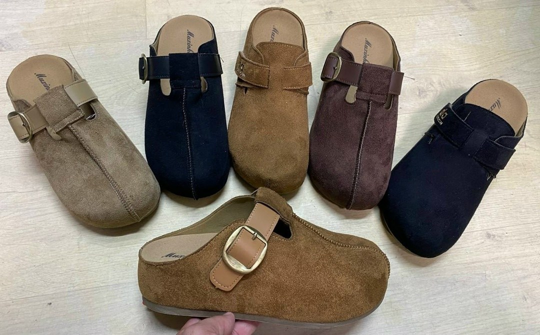 сабо birkenstock,,ортопедические сабо грубин,тапочки модные,замшевые сабо