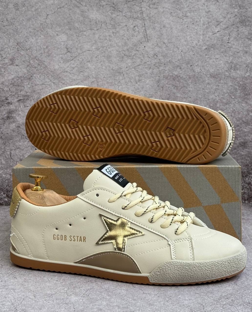 кроссовки golden goose ball-star low-top бежевый,,кроссовки golden goose,golden goose кроссовки ball star коричневый,кеды golden goose