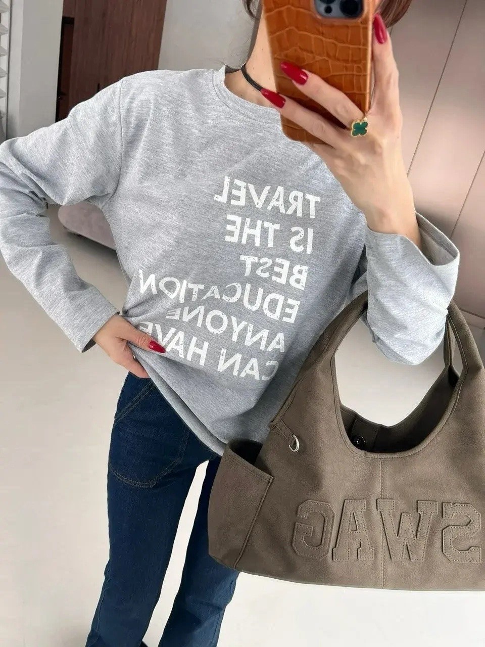 свитшот женская,cвитшот оверсайз,повседневный стиль,джемпер,мода модная