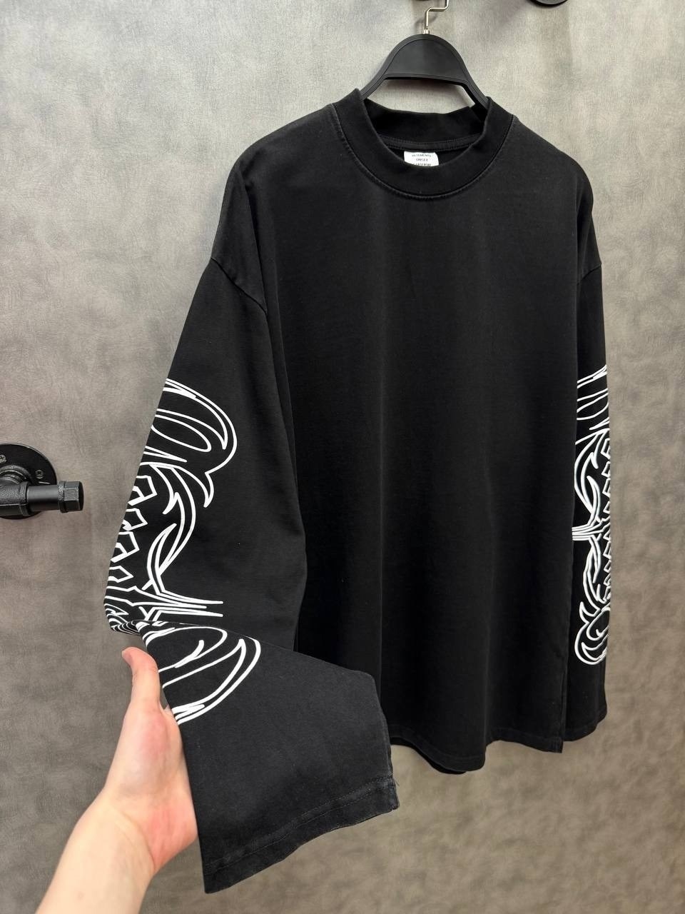 лонгслив vetements,свитшот мужская,свитшот,толстовка свитер