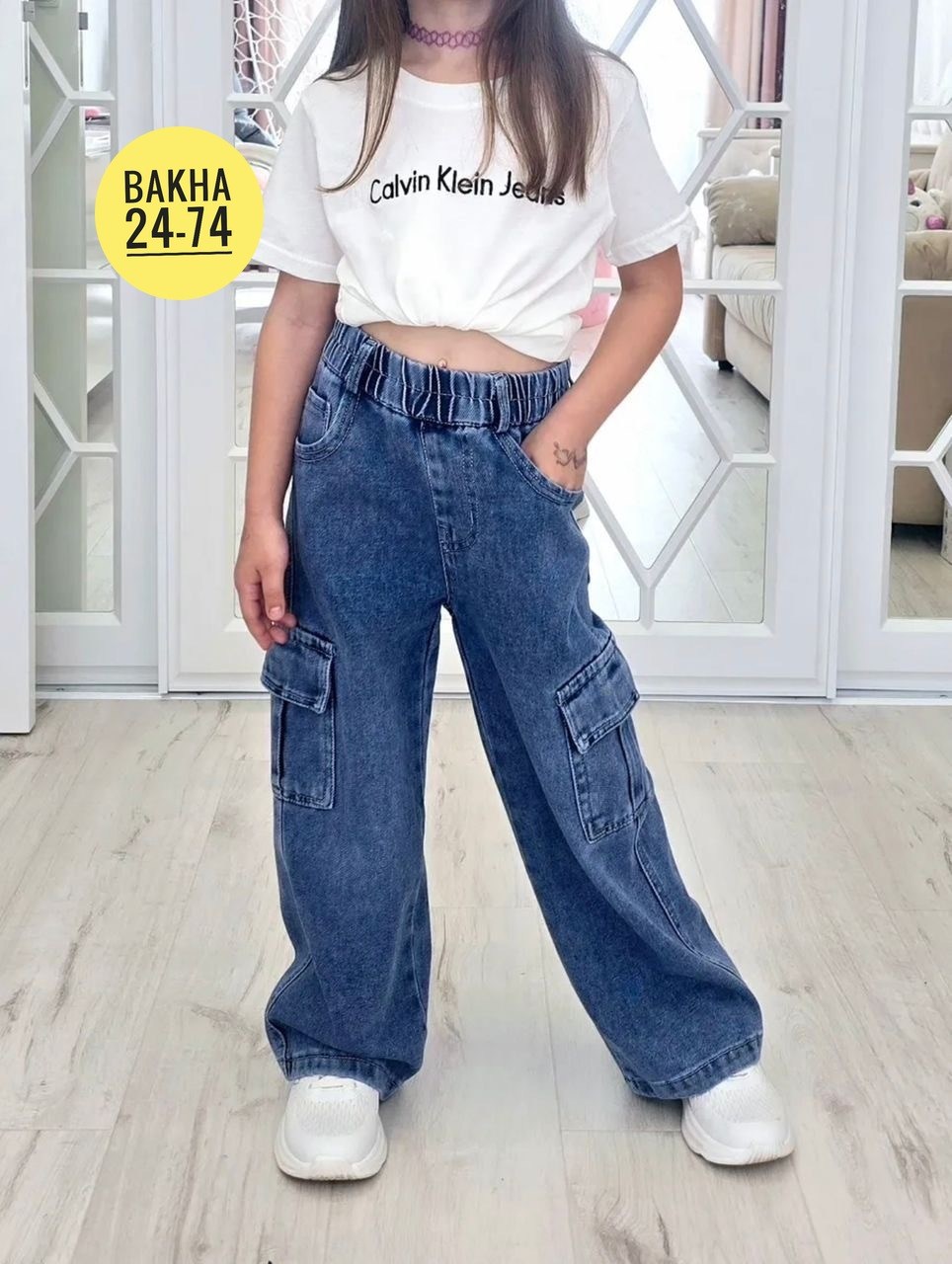 джинсы карго широкие подростковые mili bo_wear,джинсы карго для девочки,джинсы карго на маленьких девочках,джинсы для девочек,брюки джинсы