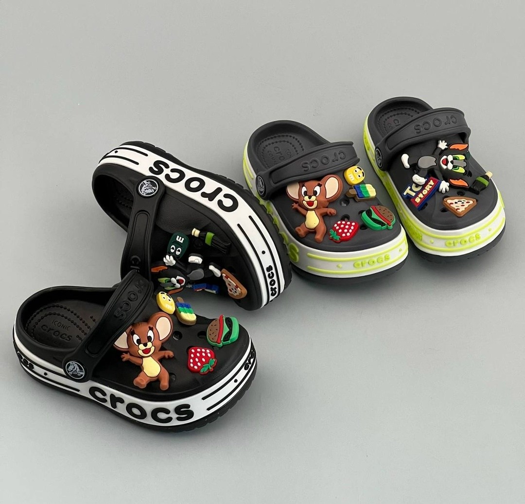 кроксы детские,джибитс crocs сандалии,,джибитсы tie crocs,кроксы сабо детские