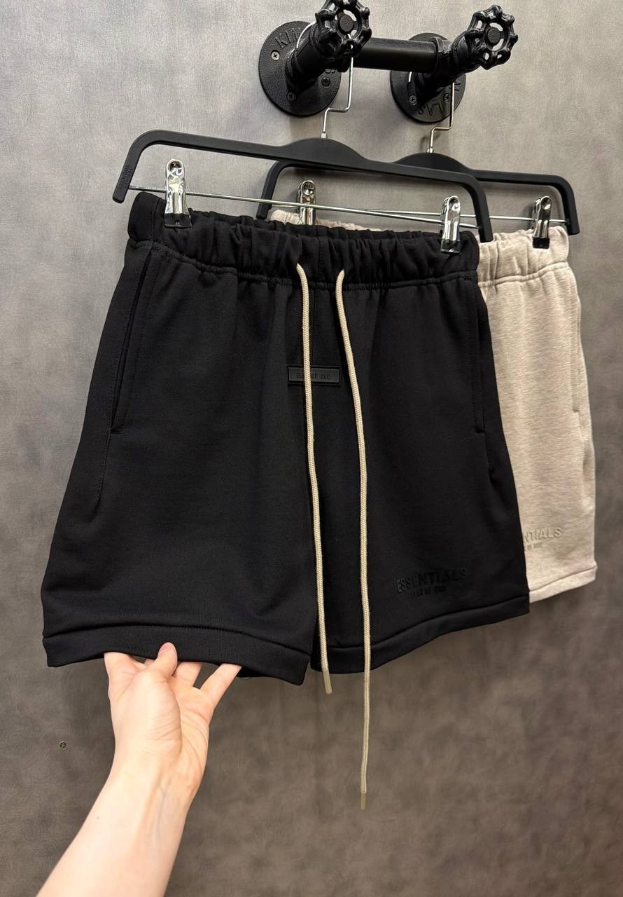 шорты fear of god,fear of god essentials,шорты essentials fear of god,спортивные шорты fear of god essentials,шорты для мужчин